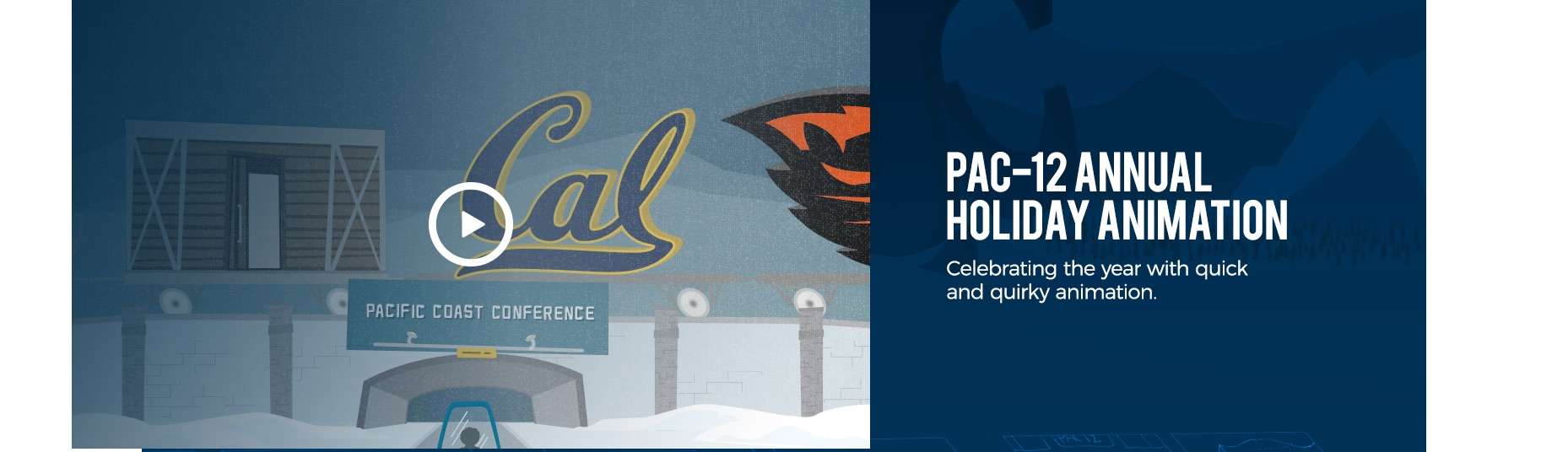 Joint Medias | Pac-12 Holiday Celebration Animations